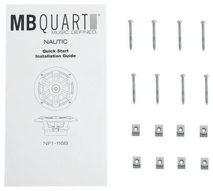 NF1-116B Black 4-Pack + 4-Zone Marine Receiver Bundle