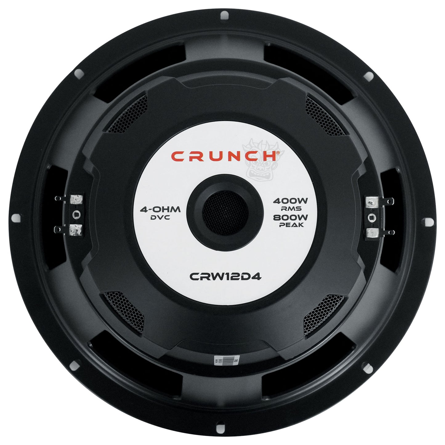 Crunch CRW12D4 12" 800w DVC 4 Ohm Car Audio Subwoofer+Vented Sub Box Enclosure