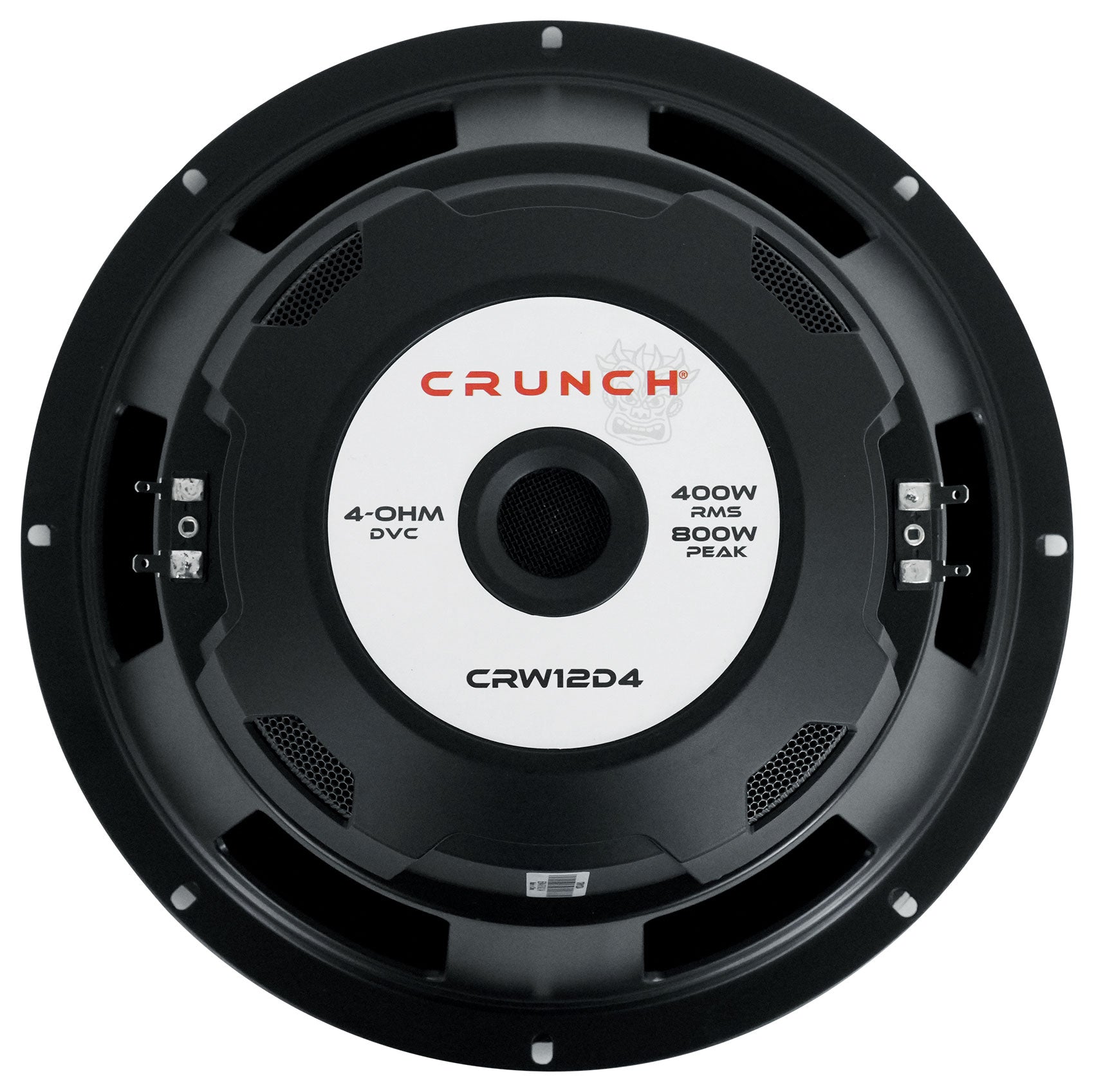 Crunch CRW12D4 12" 800w DVC 4 Ohm Car Audio Subwoofer+Vented Sub Box Enclosure