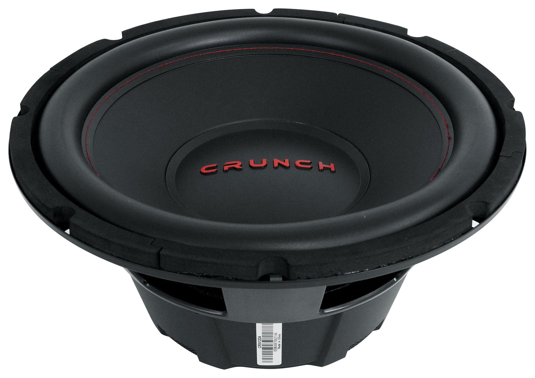 (2) Crunch CRW12D4 12" 800 Watt Car Audio Subwoofers+Vented Sub Box Enclosure