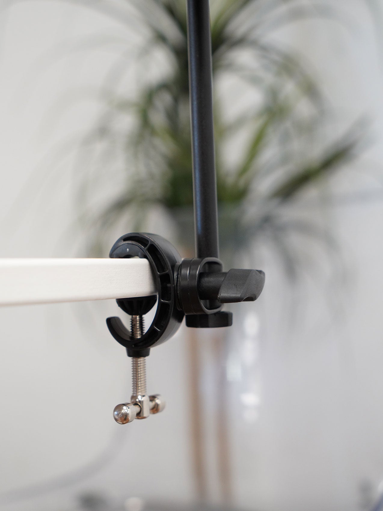 Karaoke Microphone Stand with Tablet Mount