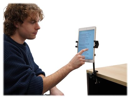 Karaoke Microphone Stand with Tablet Mount