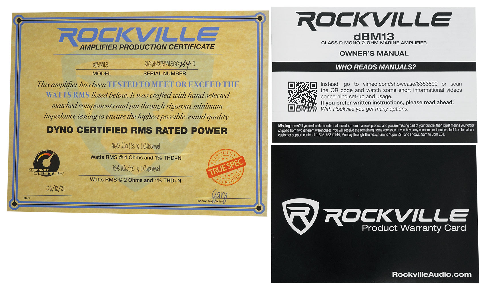 KICKER 46CWTB104 TB 10" 800w Marine Loaded Subwoofer Enclosure+Amplifier+Amp Kit