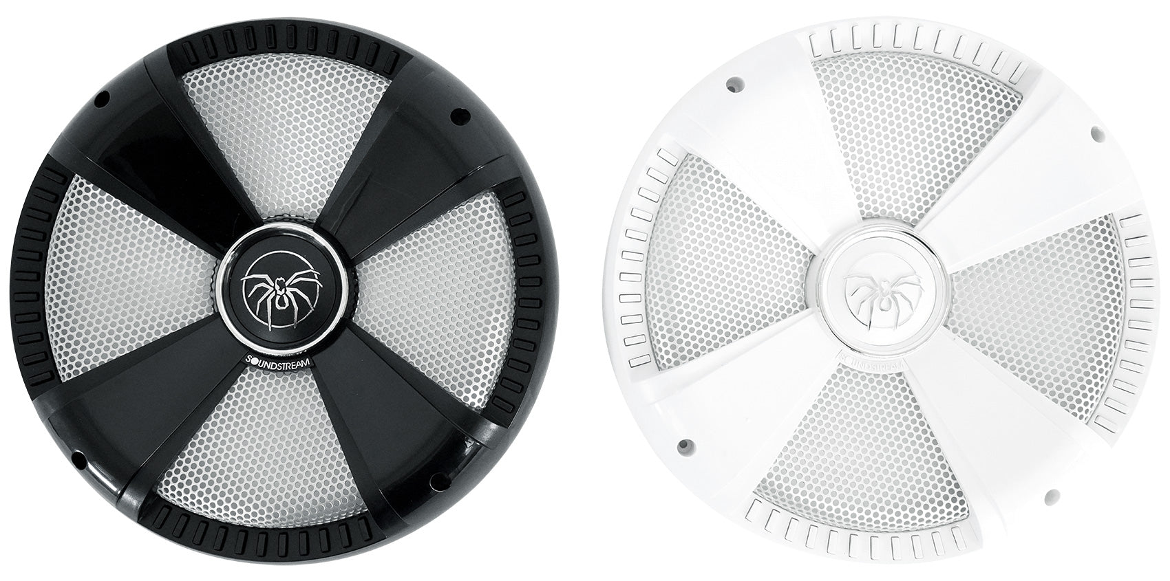 2) SoundStream MSW.102 10" 600 Watt Marine/Boat/UTV Subwoofers+Amplifier+Amp Kit