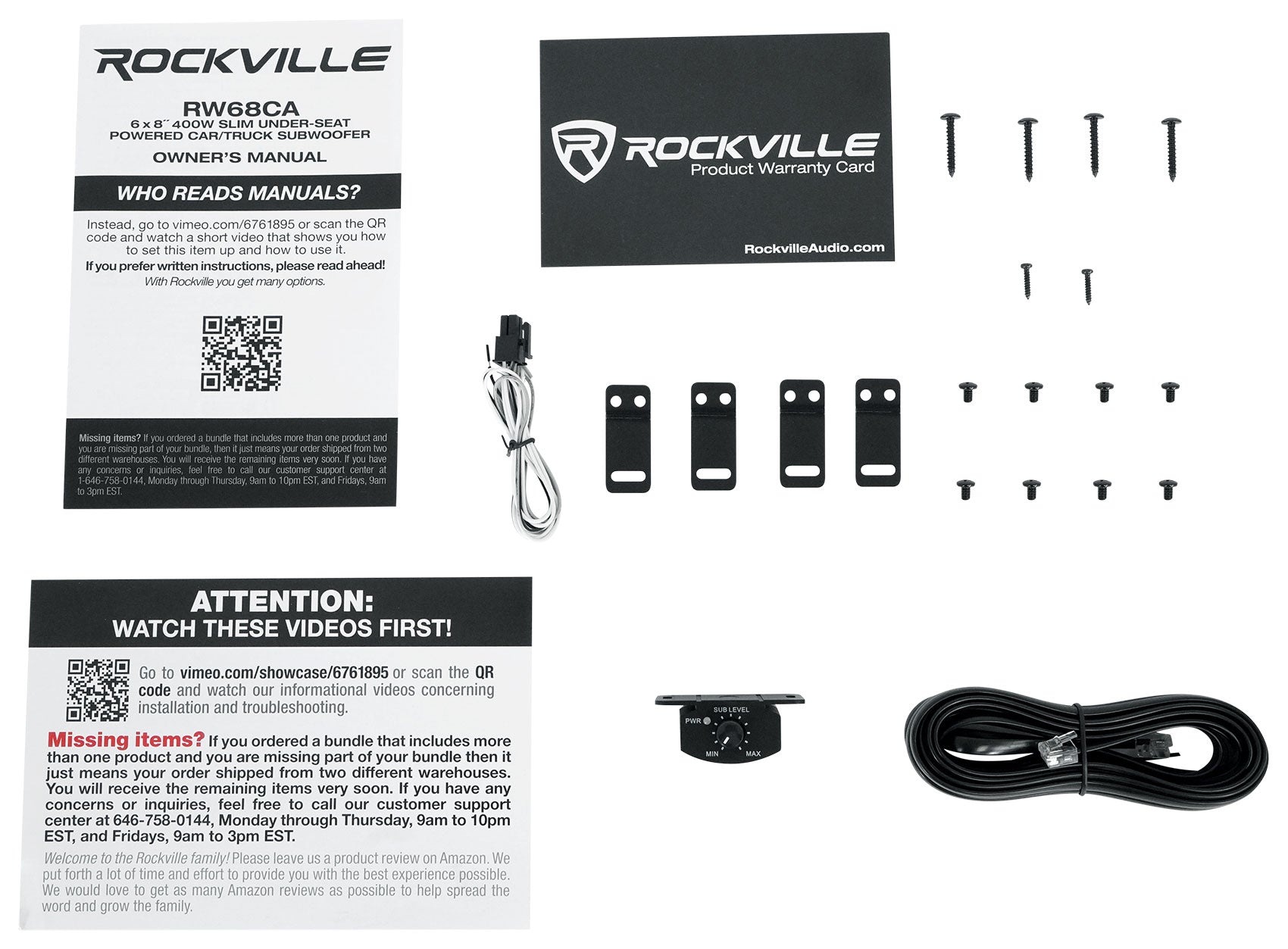 RW68CA + RWK10 10‑Gauge Amp Kit Bundle
