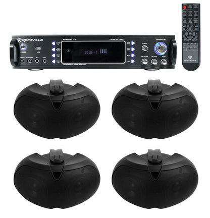 RPA60BT V2 + D4-8 Black 4-Pack Bundle