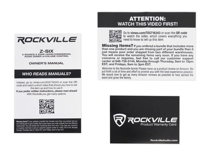 RPA60BT V2 + Z‑SIX Bundle