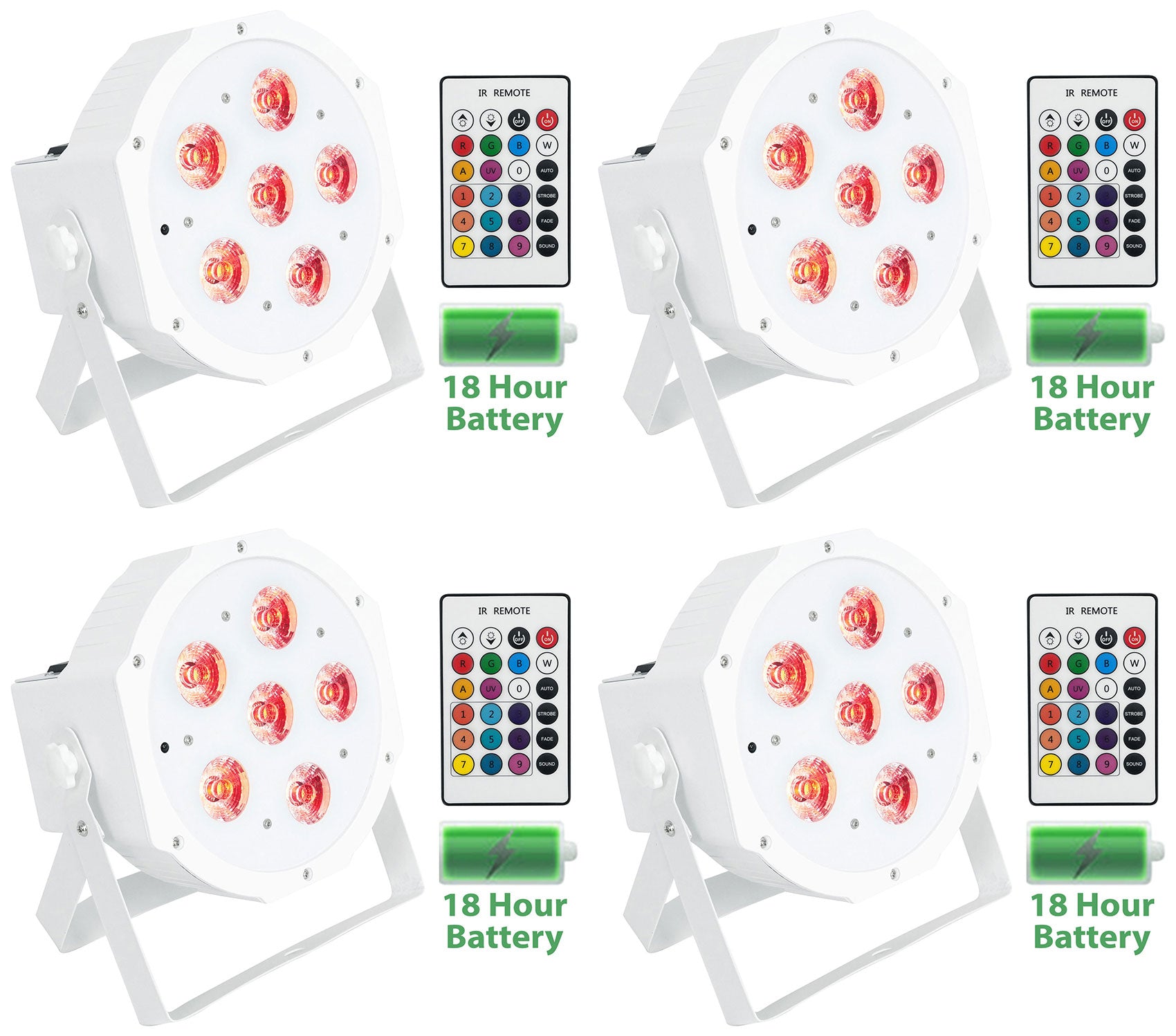 BATTERY PAR 61 White 4-Pack