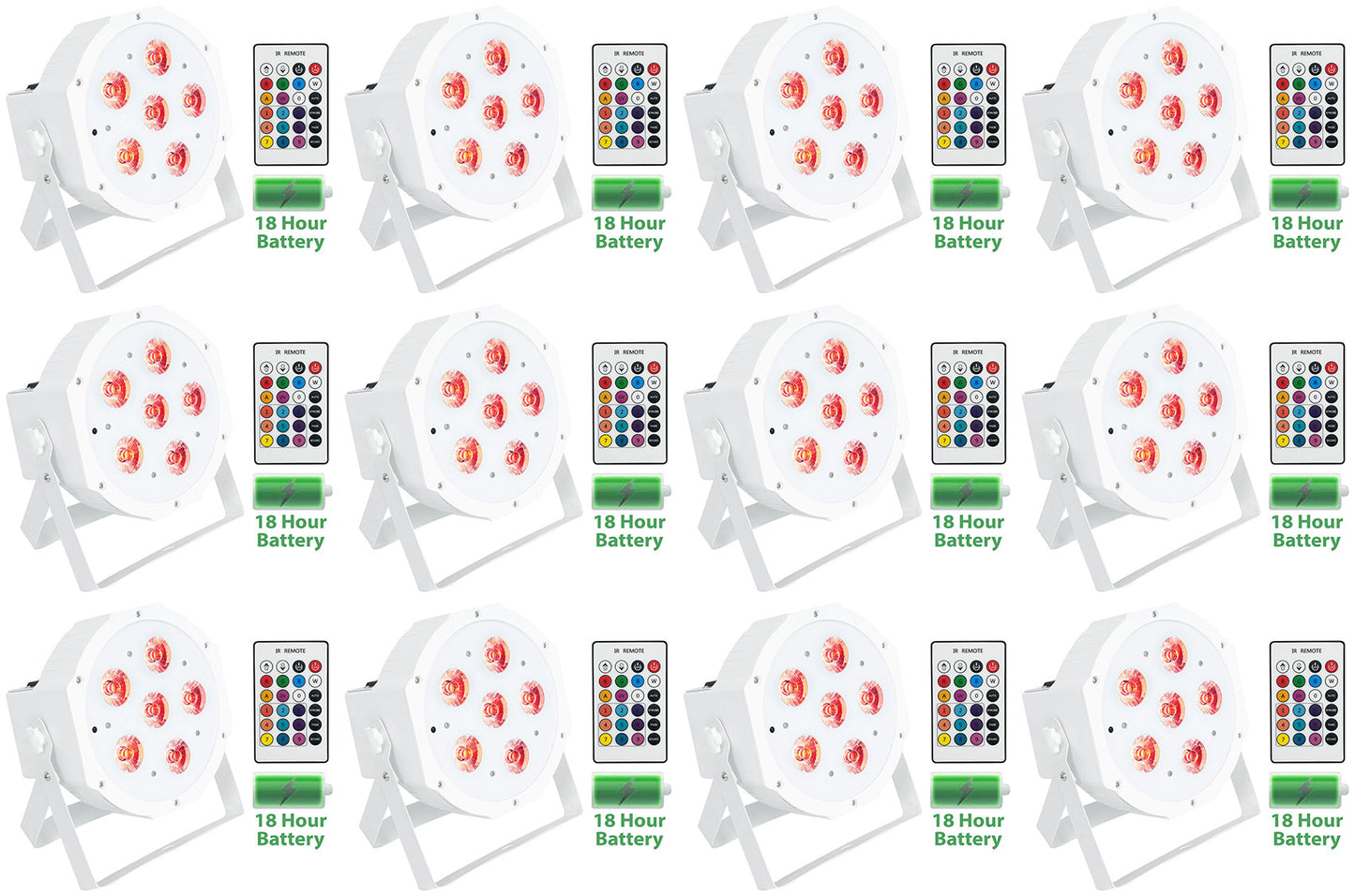 BATTERY PAR 61 White 12-Pack