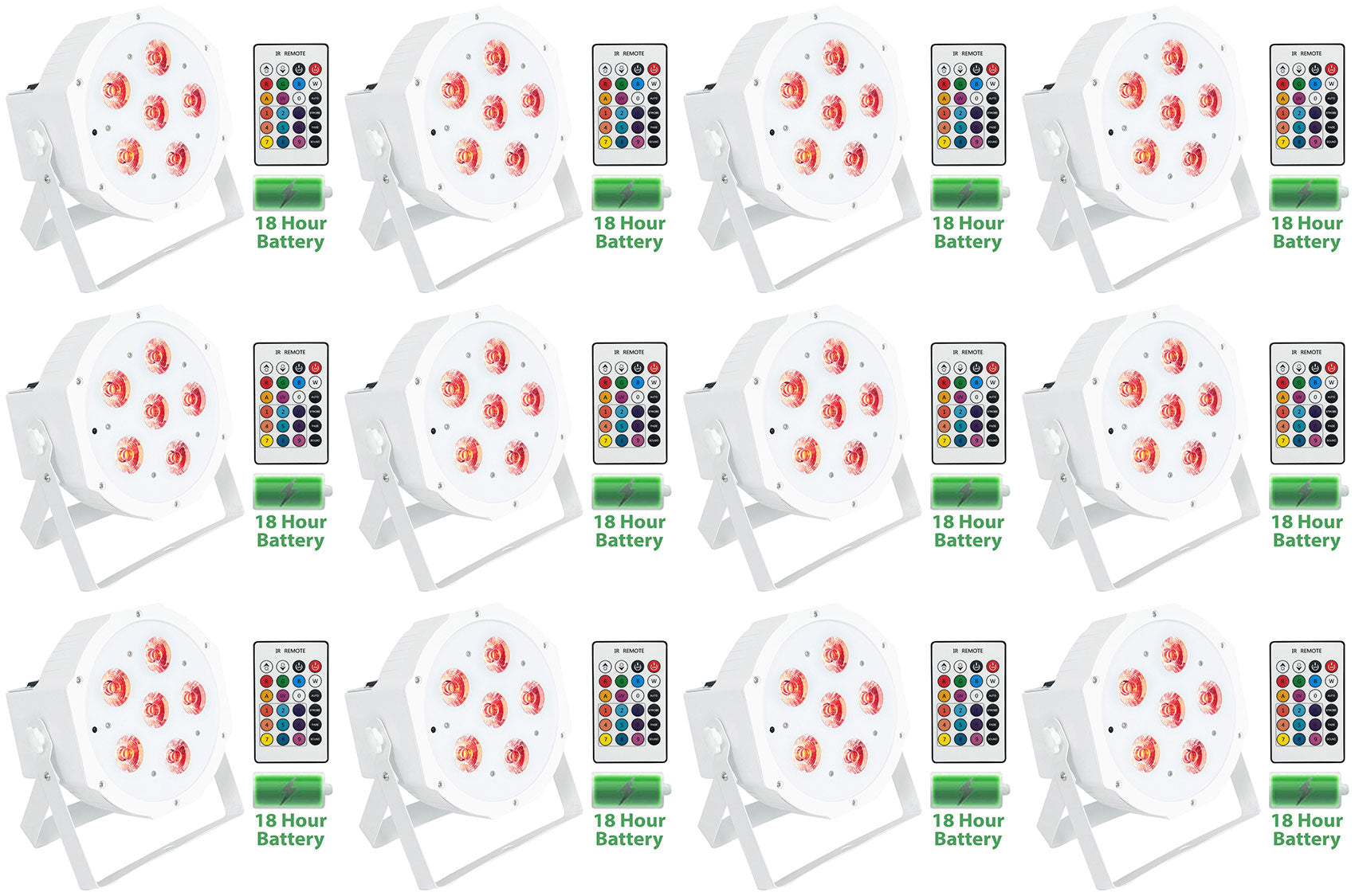 BATTERY PAR 61 White 12-Pack