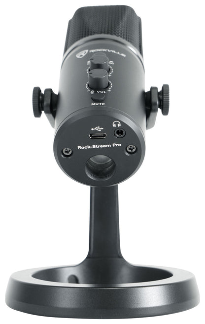 ROCK-STREAM PRO Mic + PRO-M50 Headphones + RockShield 1 Bundle