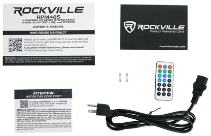 RSG15.24 2-Pack + RPM48S Powered Mixer Bundle