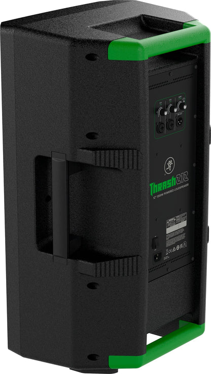 (2) Mackie Thrash212 12" 1300W Powered Active DJ PA Speakers+Stands Thrash 212