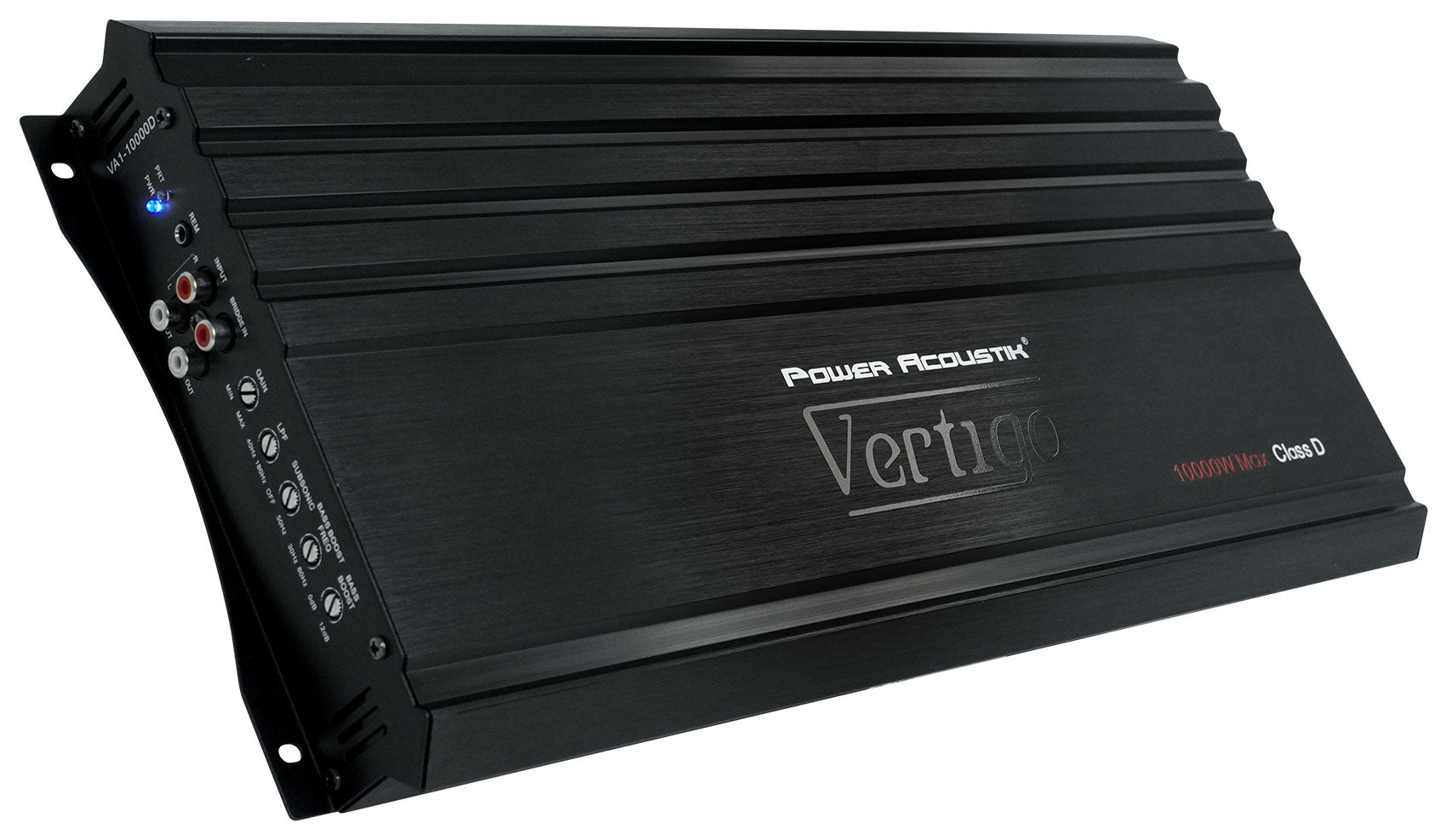 Power Acoustik VA1-10000D 10,000w Mono Class D Car 1-Ohm Car Amplifier+Amp Kit