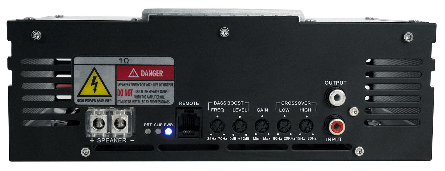 Soundstream TXP1.3500D 3500 Watt Mono 1-Ohm Car Stereo Amplifier+Amp Kit