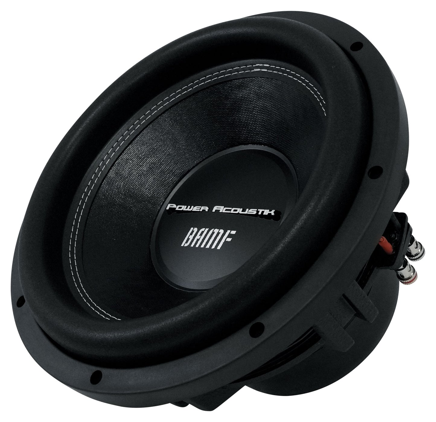 Power Acoustik BAMF-122 12" 3500w Car Audio Subwoofer+Sealed Sub Box Enclosure
