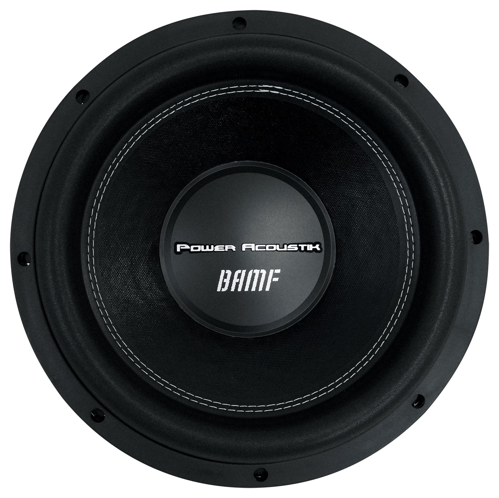 2) Power Acoustik BAMF-122 12" 3500w DVC Car Subwoofers+Sealed Sub Box Enclosure