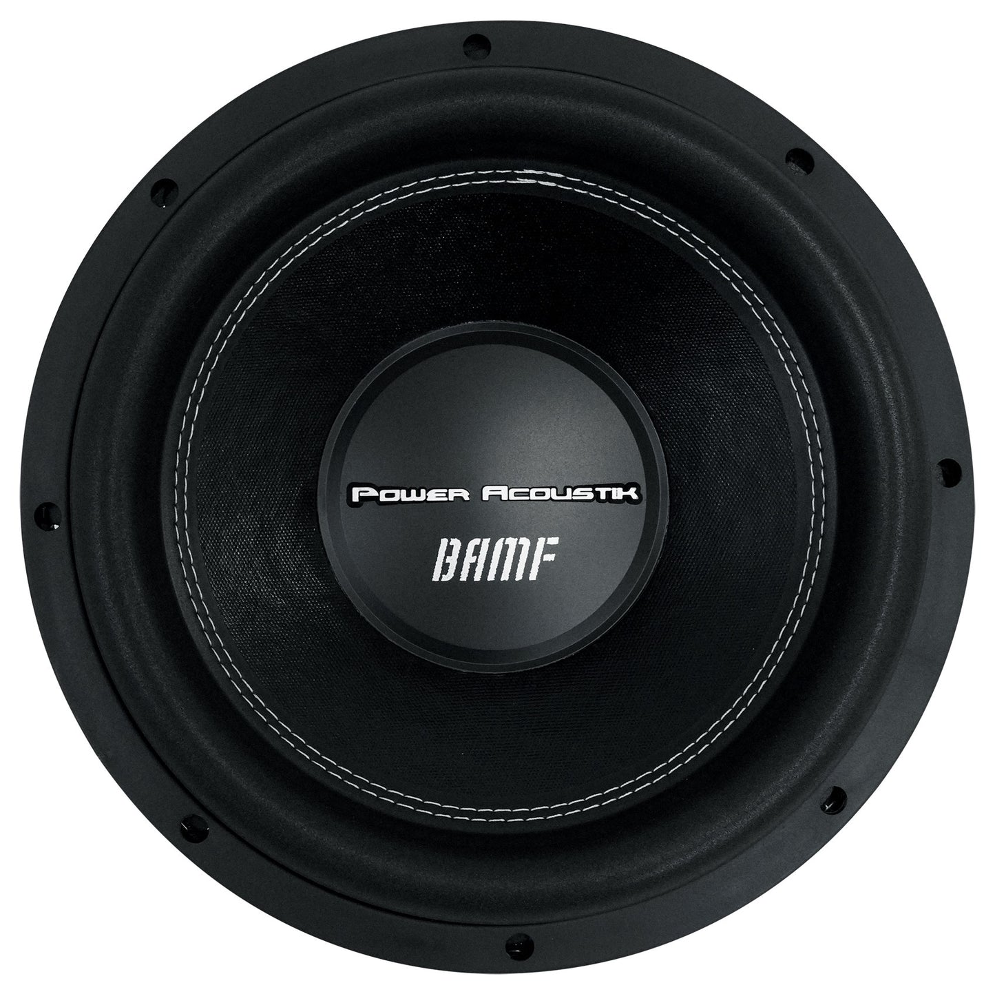Power Acoustik BAMF-124 12" 3500w Car Audio Subwoofer+Sealed Sub Box Enclosure