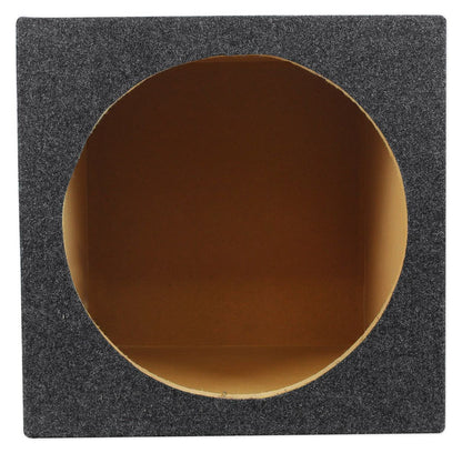 Power Acoustik BAMF-124 12" 3500w Car Audio Subwoofer+Sealed Sub Box Enclosure