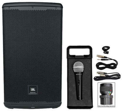 JBL EON712 12" 1300 Watt Powered Active DJ PA Speaker w/Bluetooth/DSP+Microphone