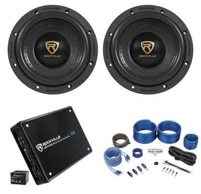 W65K9D4 6.5" Subwoofers 2‑Pack + KRYPTON M1 Mono Amp Bundle
