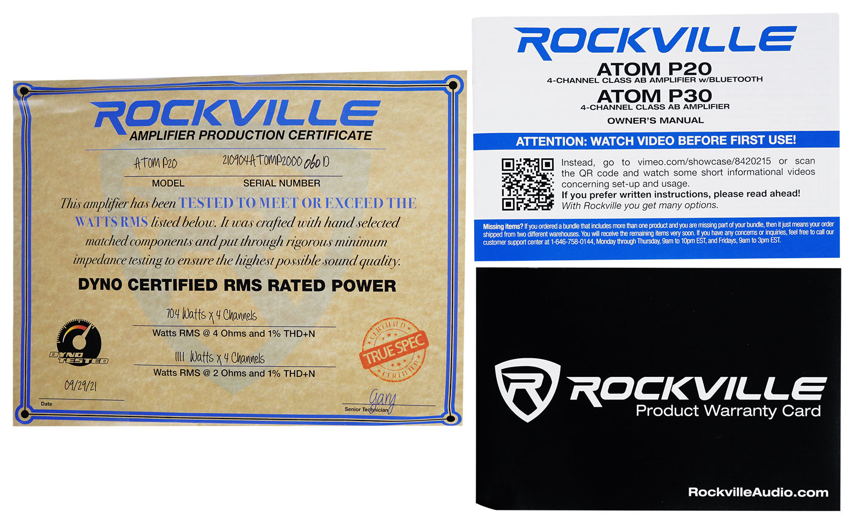 RV69.4A 2-Pack + ATOM P20 + RWK42 Bundle