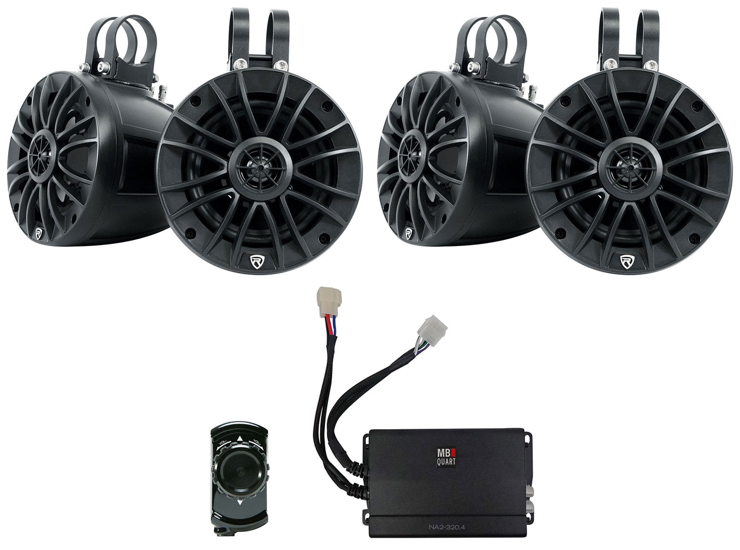 UT525B 2-Pack + NA2‑320.4 + Rocker Bluetooth Controller Bundle