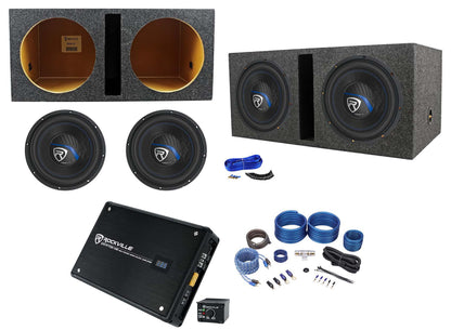 W12K5S2 12 2-Pack + KRYPTON-M2 Mono Amplifier Bundle