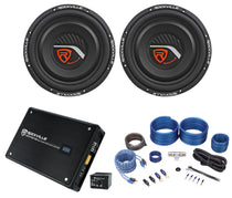 W12T4S2 12" Shallow Mount Subwoofers 2-Pack + KRYPTON-M2 Amplifier Bundle