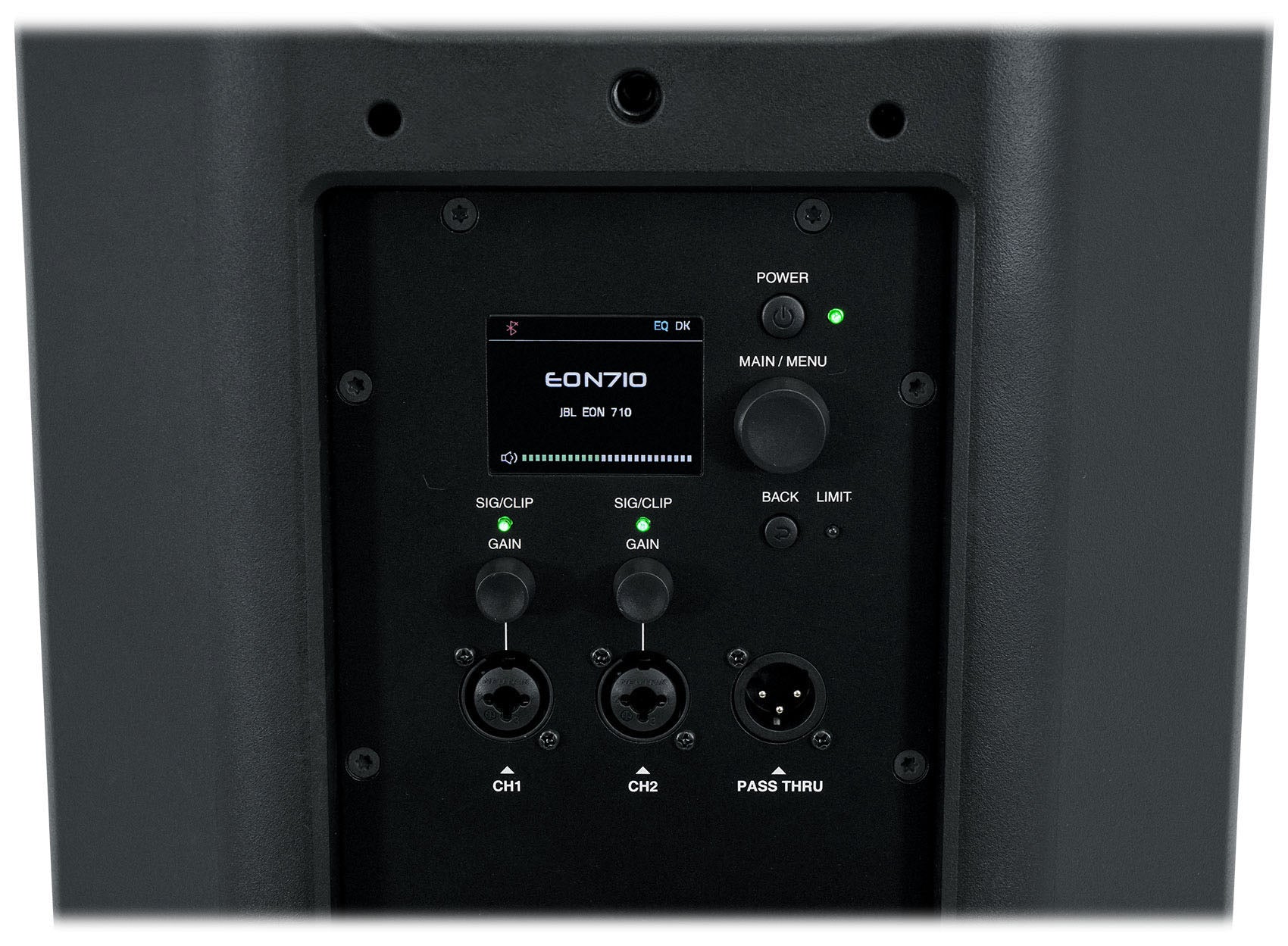 (2) JBL EON710 10" 1300w Powered Active DJ PA Speakers w/Bluetooth/DSP+Stands