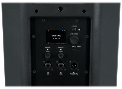 (2) JBL EON710 10" 1300w Powered Active DJ PA Speakers w/Bluetooth/DSP+Stands