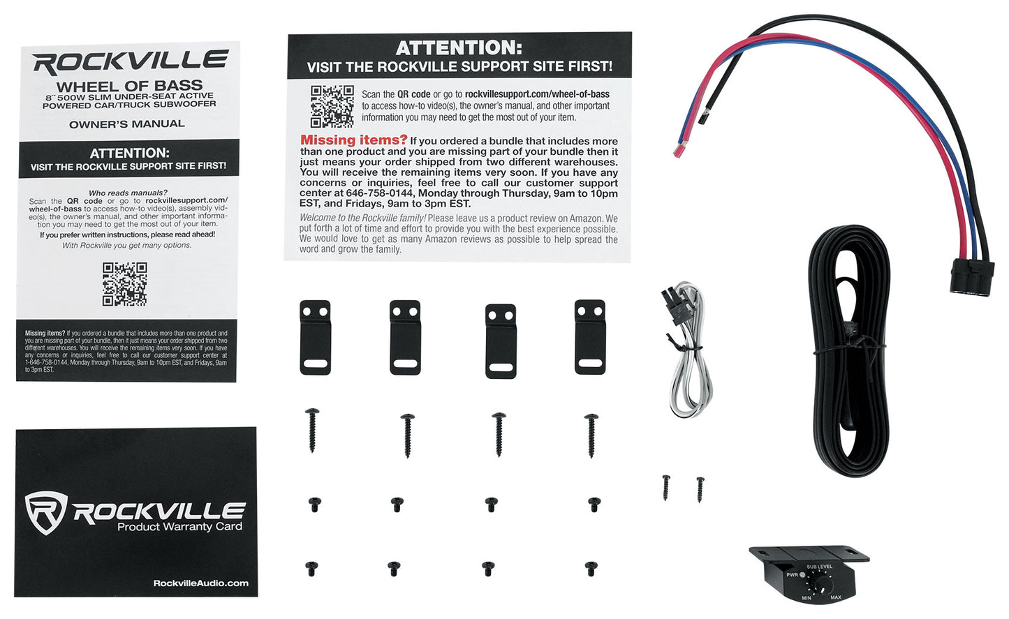 WHEEL OF BASS 8 + 10‑Gauge Amp Wiring Kit Bundle