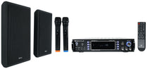 RPA70WBT V2 Receiver + RockSlim White 5.25" Speakers 2-Pack Bundle