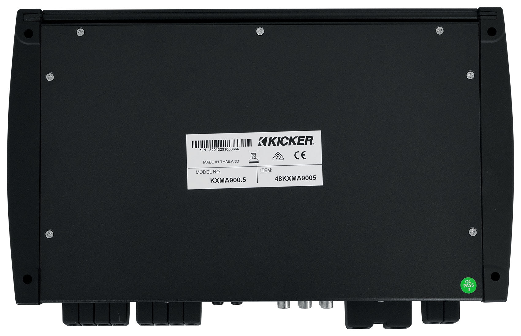 KICKER 48KXMA9005 900 Watt 5-Channel Class D Marine Boat Amplifier + Amp Kit