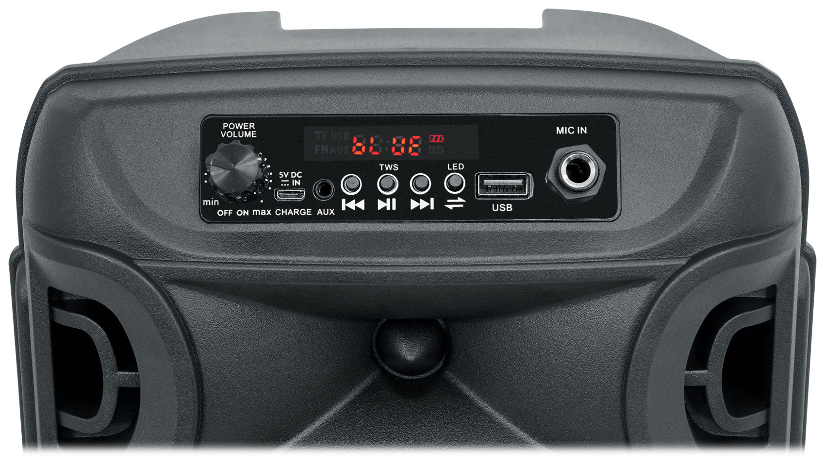 2 Technical Pro BOOMPACK8 8" Wireless Rechargeable Bluetooth Speakers+Microphone