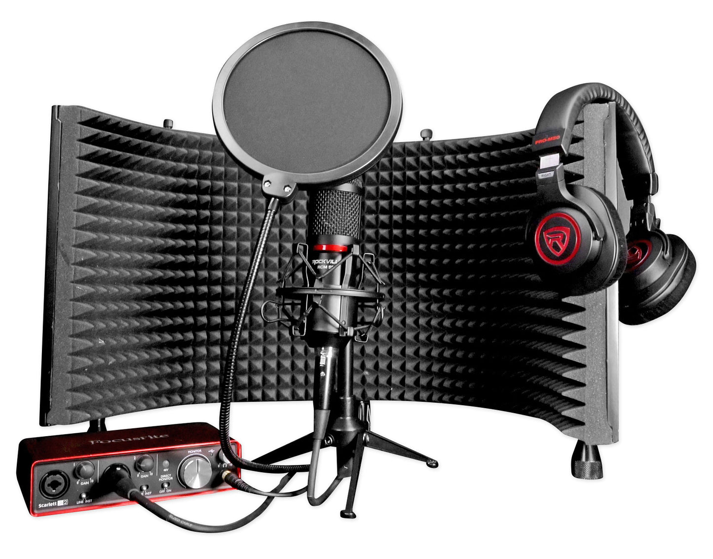 RockMix 8 + RCM03, PRO-M50, RHPA4 Bundle