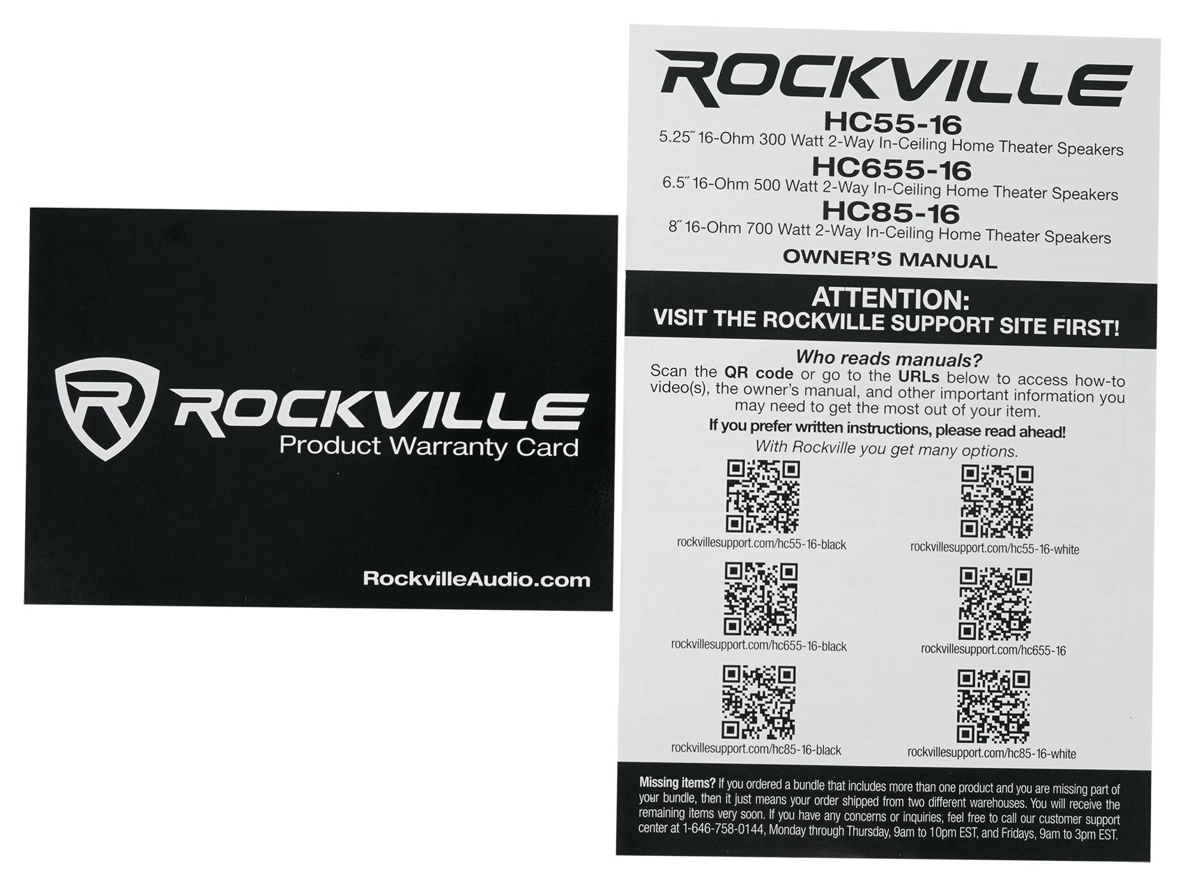 HC85-16 Black 2-Pack