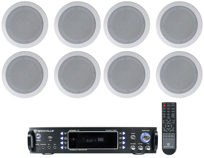 RPA60BT V2 + HC55-16 White 8-Pack Bundle