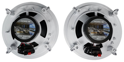 RPA60BT Receiver + HC85-16 White 8" Speakers 4-Pair Bundle