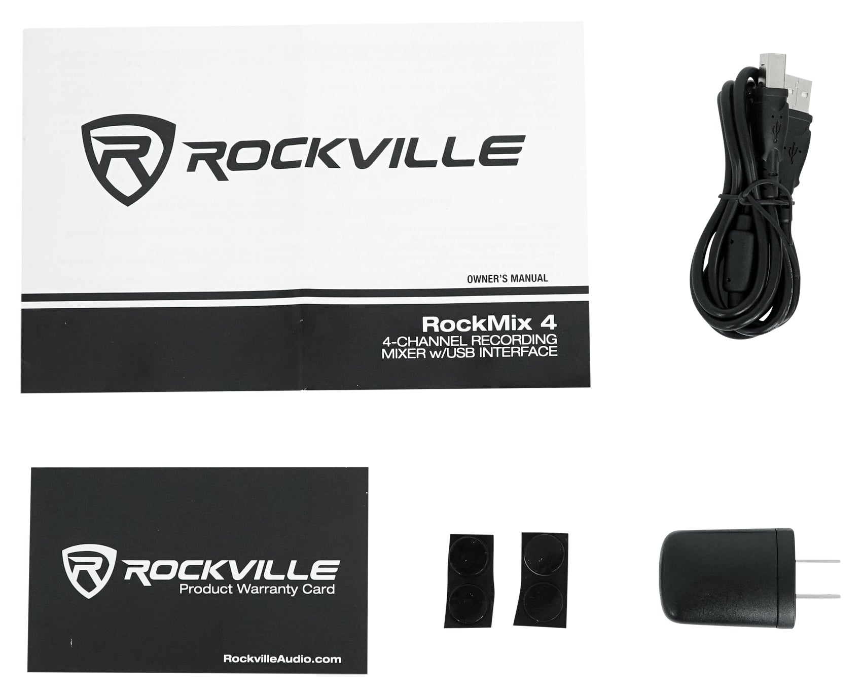 RockMix 4 + RMC-XLR Microphones 2-Pack Bundle