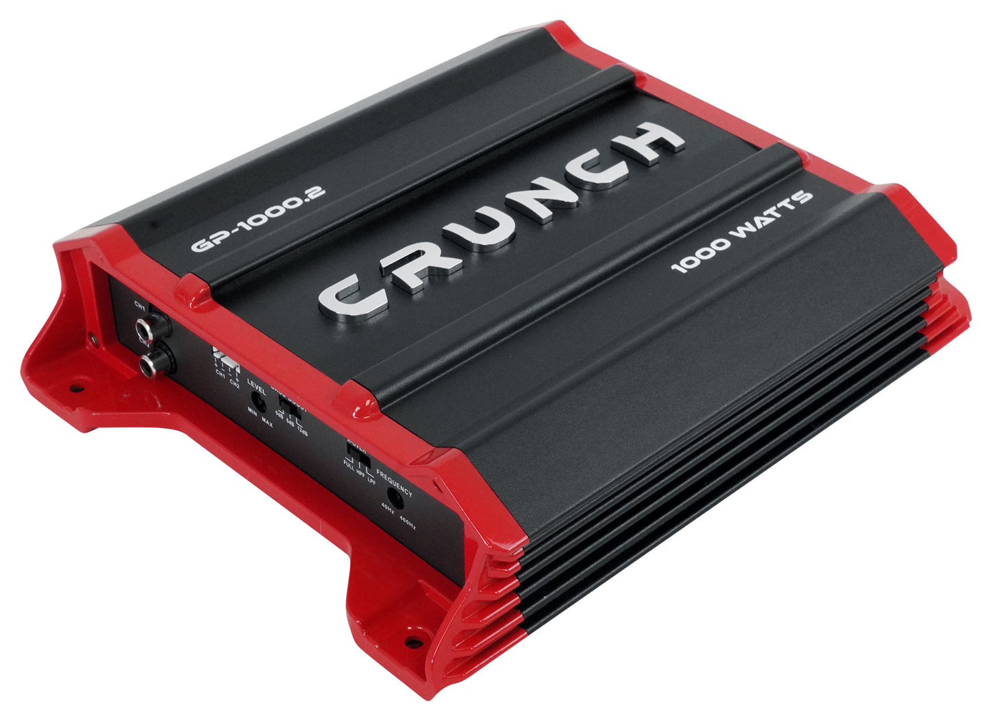 Crunch GP-1000.2 Ground Pounder 1000 Watt 2-Channel Car Stereo Amplifier+Amp Kit