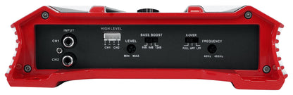 Crunch GP-1000.2 Ground Pounder 1000 Watt 2-Channel Car Stereo Amplifier+Amp Kit