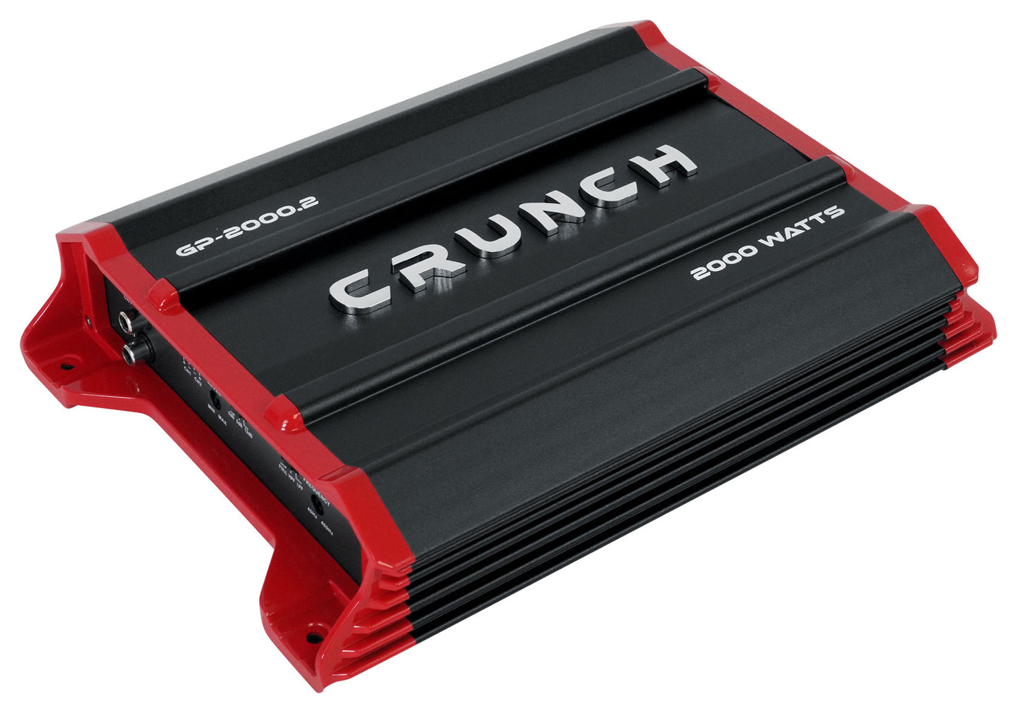 Crunch GP-2000.2 Ground Pounder 2000 Watt 2-Channel Car Stereo Amplifier+Amp Kit