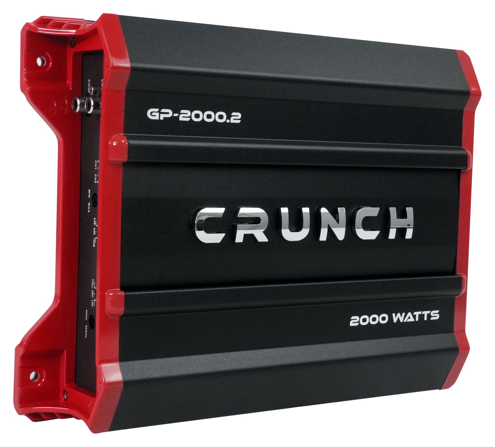 Crunch GP-2000.2 Ground Pounder 2000 Watt 2-Channel Car Stereo Amplifier+Amp Kit
