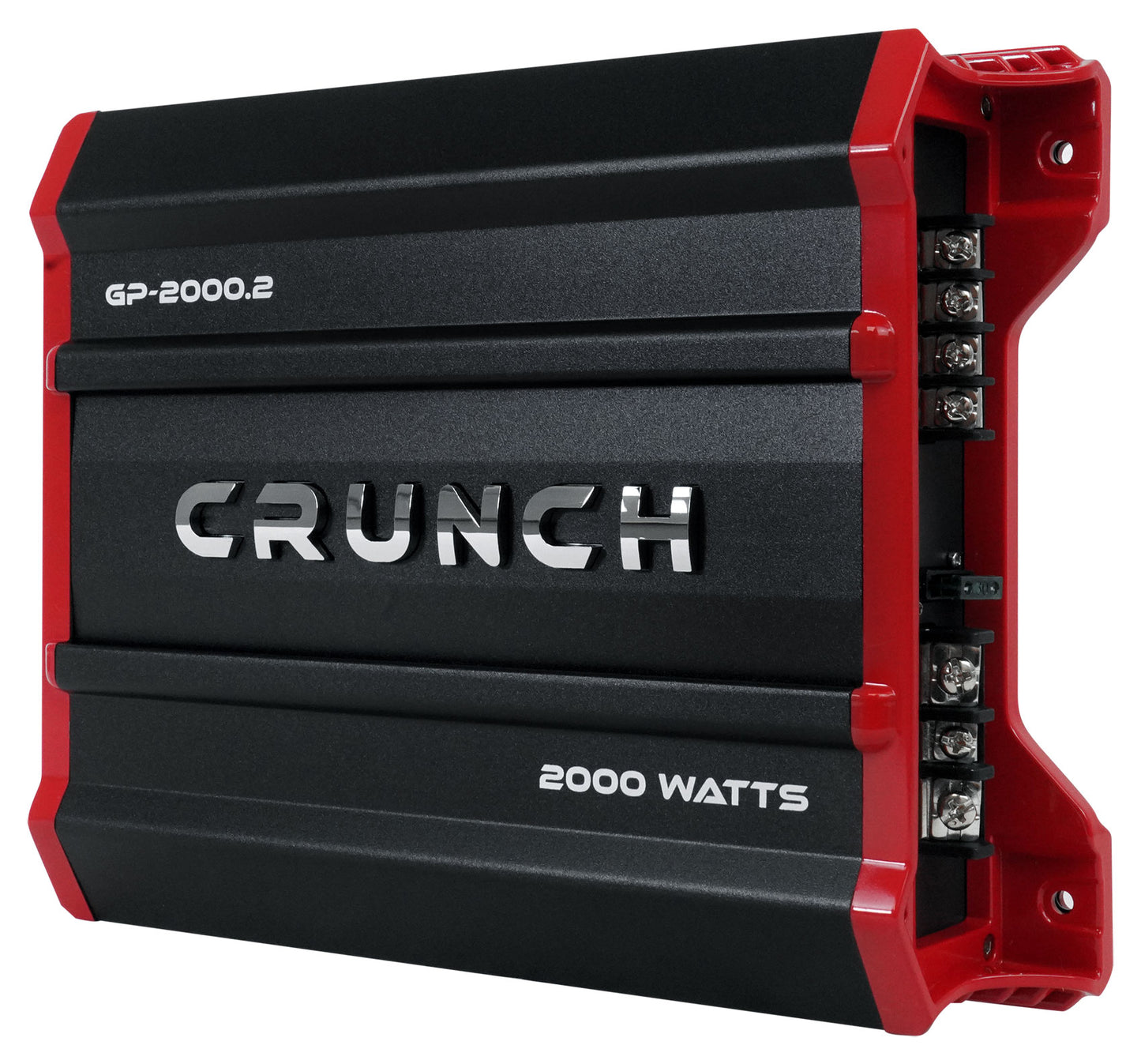 Crunch GP-2000.2 Ground Pounder 2000 Watt 2-Channel Car Stereo Amplifier+Amp Kit