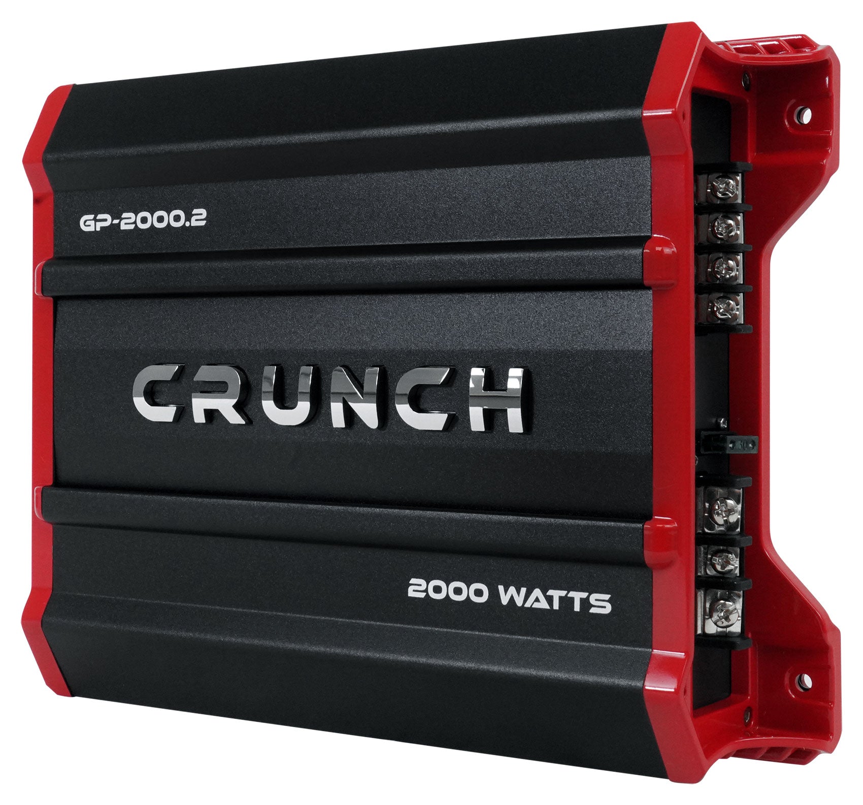 Crunch GP-2000.2 Ground Pounder 2000 Watt 2-Channel Car Stereo Amplifier+Amp Kit