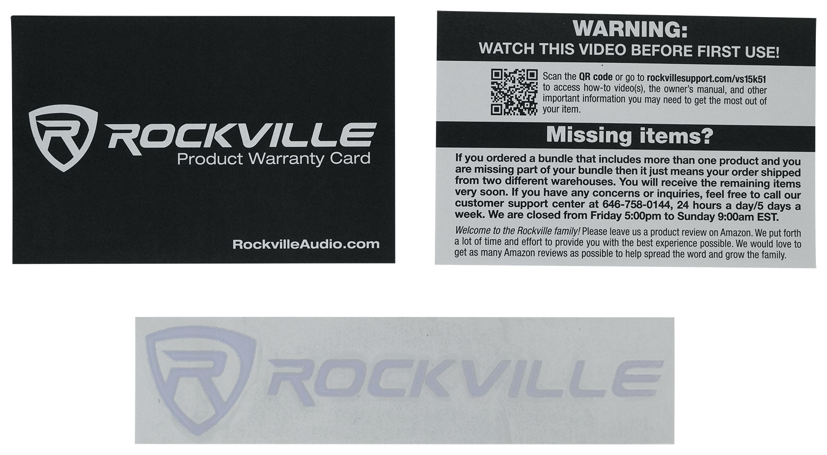 Rockville VS15K51 + KRYPTON-M1 Bundle