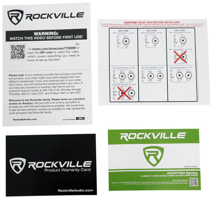 Rockville VS15K51 + KRYPTON-M1 Bundle