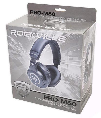 ROCK-U Mini Interface + RCM PRO Mic + PRO-M50 Headphones Bundle