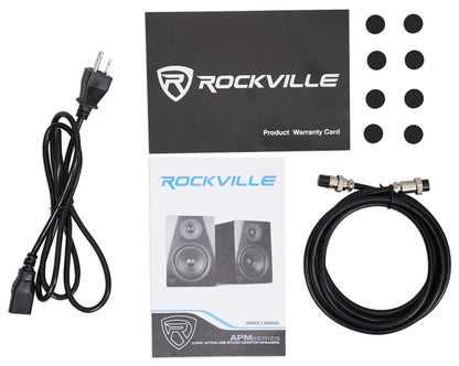 ROCK-U Mini 2x2 + APM5B Studio Monitors Bundle